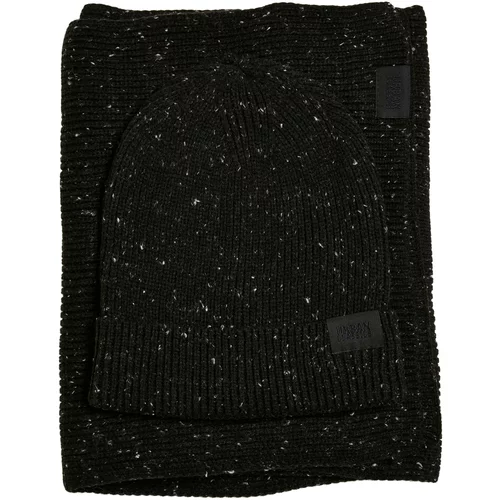 Urban Classics Accessoires Nap Yarn Knit Set charcoal/white
