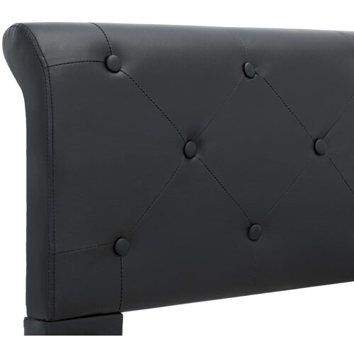 Okvir za krevet od umjetne kože crni 180 x 200 cm Slike