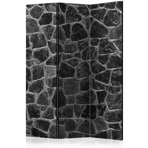  Paravan u 3 dijela - Black Stones [Room Dividers] 135x172