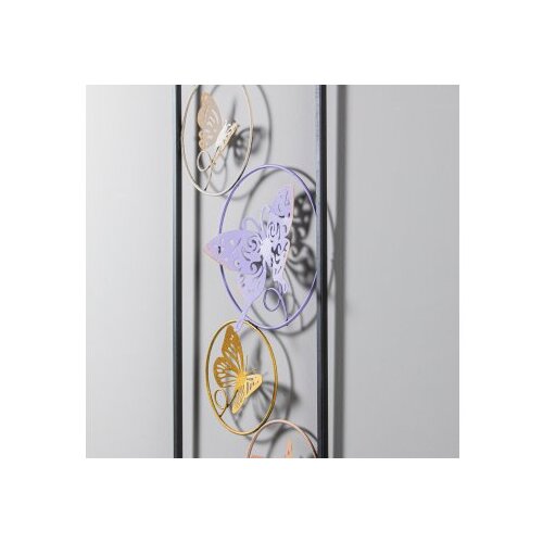 Wallxpert Zidna dekoracija Dream - 1, 32 x 5 x 90 cm, Crna Slike