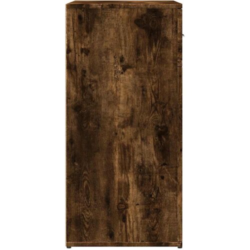  Komoda 2 kom boja dimljenog hrasta 79x38x80cm konstruirano drvo Slike