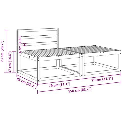  Sekcionalna sofa 2 Komad Prirodna Slike