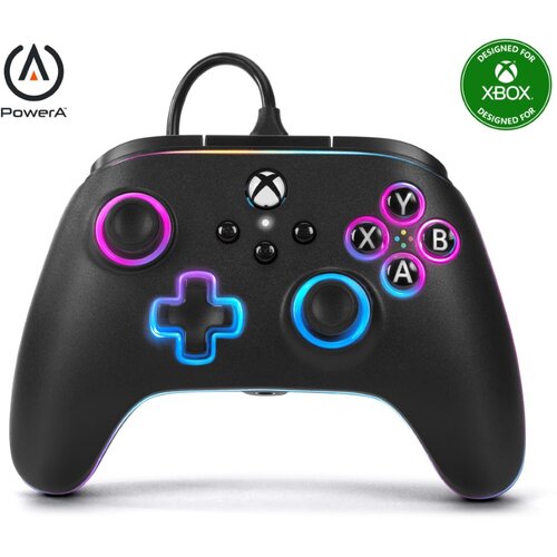 Power A PW IGRALNI PLO&amp;Scaron; ADV. XBOX SERIES X|S ŽIČNI LUM ČRN, (21220863) Slike