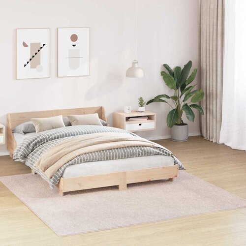  Protuklizni Shaggy Tepih Krema 200 x 200 cm PP Slike