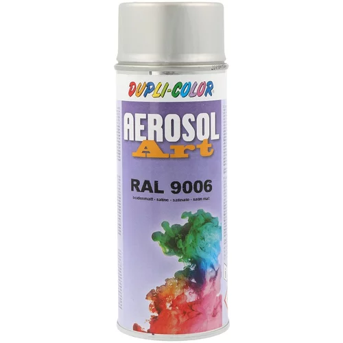 Dupli color aerosol Art Lak za raspršivanje RAL 9006 (Srebrne boje, 400 ml, Svilenkasti mat)