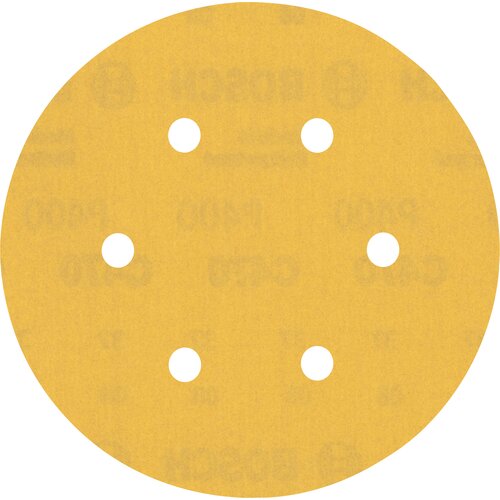 Bosch expert C470 brusni papir sa 6 rupa za rotacione brusilice od 150 mm, g 400, 50 delova 2608900925 Slike
