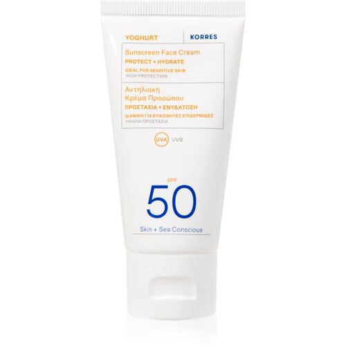 Korres Yoghurt Sunscreen krema za sončenje za obraz z vlažilnim učinkom SPF 30 50 ml Slike