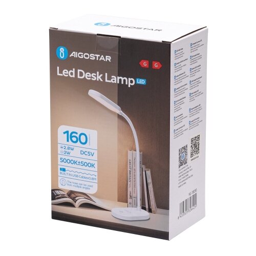 Aigostar LED prigu&amp;scaron;iva dodirna stona lampa LED/3W/5V Slike