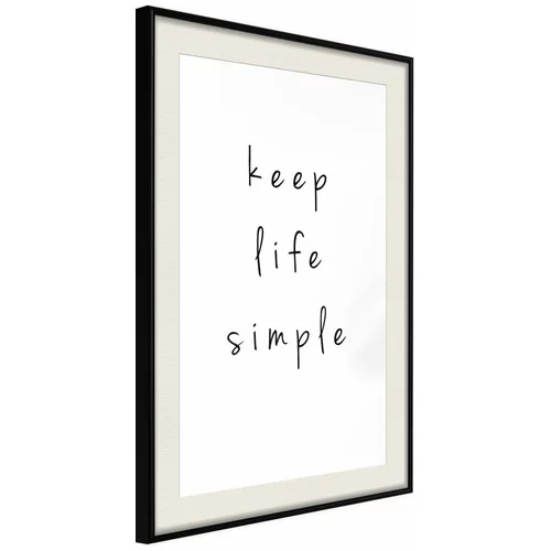  Poster - Simple Life 20x30
