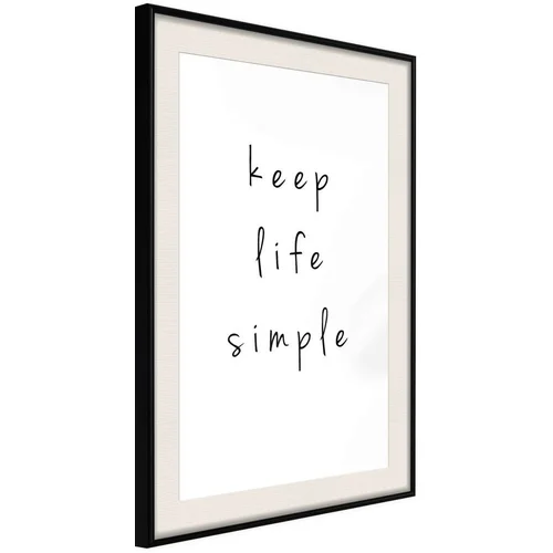  Poster - Simple Life 20x30