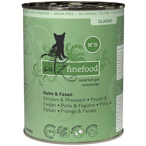 Catz finefood Varčno pakiranje 24 x 400 g - Pi&amp;scaron;čanec &amp;amp; fazan Slike