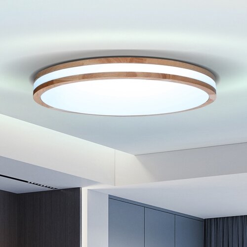  Brilagi - LED prigu&amp;scaron;iva svetiljka MOLINA LED/60W/230V 3000-6500K hrast prečnik 58 cm + daljinski upravljač Slike