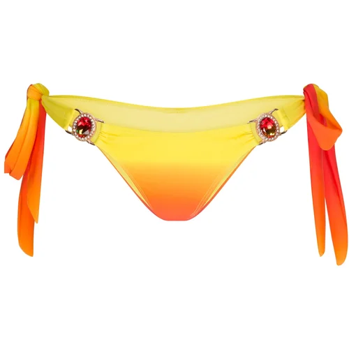 Moda Minx Bikini hlačke rumena / oranžno rdeča