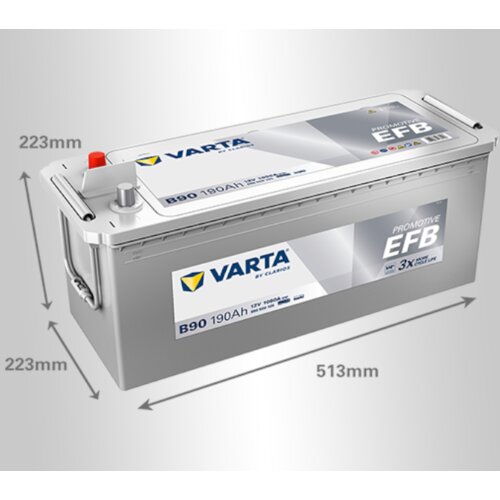 Varta akumulator promotive efb, 12V, 190Ah Slike