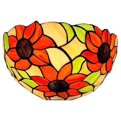  Brilagi - Tiffany vitražna zidna svetiljka SUNFLOWER 1xE14/40W/230V Cene
