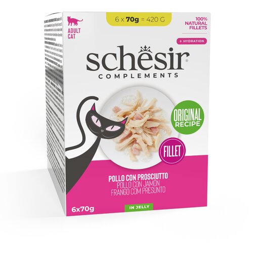 Schesir Complements filet u želeu 6 x 70 g - Piletina sa &scaron;unkom Cijene