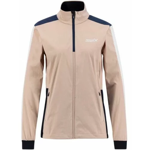 Swix CROSS W Ženska sportska softshell jakna, boja lososa, veličina