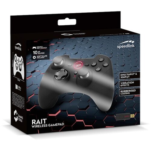 Speedlink Game Pad RAIT Gamepad &ndash; Wireless &ndash; for PC/PS3/Switch SL-650110-BK Cijene