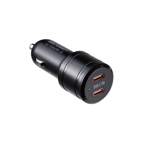 Voltcraft VC-PD40W-2C VC-13431420 USB punjač osobno vozilo Izlazna struja maks. 3 A 2 x USB-C&amp;reg; USB power delivery (USB-PD) Slike