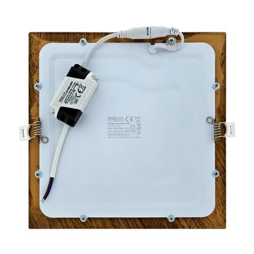  led ugradno svetlo square LED/18W/230V 4200K 22x22 cm braon Slike