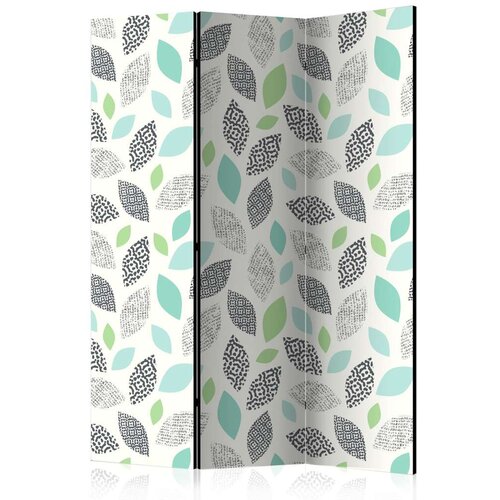  Paravan u 3 dijela - Patterned Leaves [Room Dividers] 135x172 Cijene