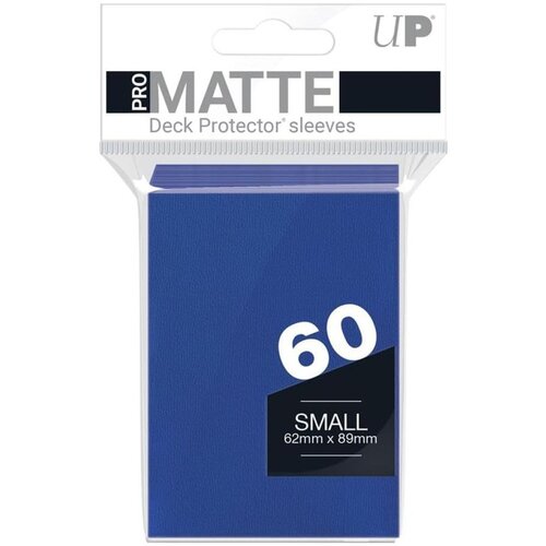 Ultra PRO Matte Small Desk Protector Sleeves 60 - Blue Cene