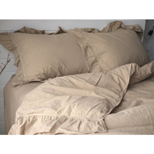 Limasso set posteljine exclusive oxford tan 200x220 Slike