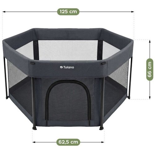  Ogradica za bebe Cozy 30 Grafit Slike