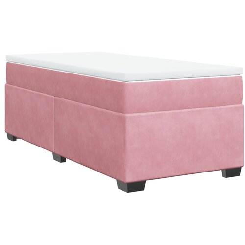 Box spring krevet s madracem ružičasti 80 x 200 cm bar&amp;scaron;unasti Slike