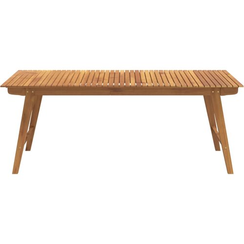  Vrtni stol 200 x 90 x 75 cm od masivnog bagremovog drva Slike
