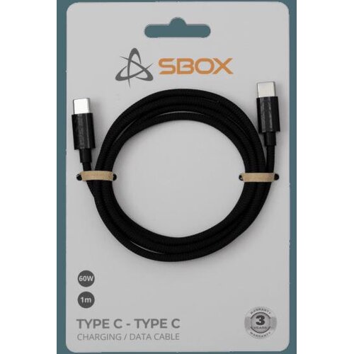 S Box KABEL USB TIP C -&amp;gt; USB TIP CM/M 1M Črn - 60W, (21894381) Slike
