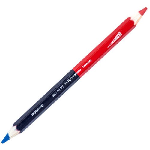 Beorol dvobojna olovka 175mm, plavo-crvena 1188B Slike