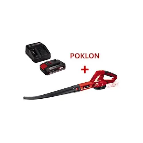 Einhell akumulatorski duvač li&scaron;ća Power X-Change GC-CL 18 Li E 3433532 + Poklon starter kit Power X-Change 18V 2.5Ah Cene