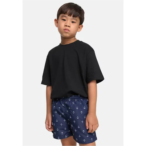 Urban Classics Kids Boys' Anchor/Navy Pattern Shorts
