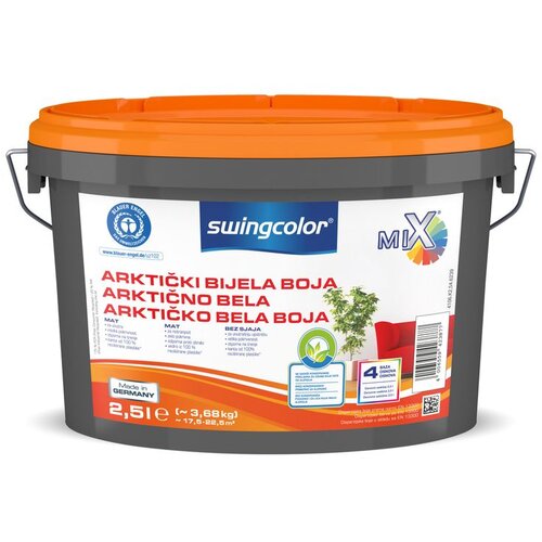 SWINGCOLOR Notranja disperzijska barva (arktično bela, 2,5 l) Cene