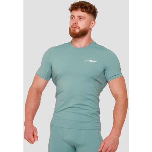 GymBeam High Compression T-shirt Blue Slike