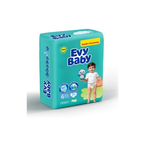 Evy Baby pelene jumbo xl 6, 34kom ( A105171 ) Cene