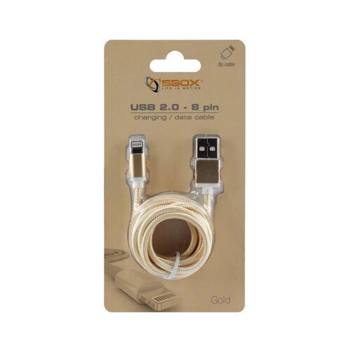 S Box KABEL USB -> iPh.7 M/M 1,5M Blister Zlatni Cijene