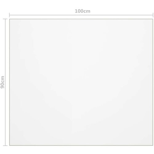  Za&amp;scaron;tita za stol prozirna 100 x 90 cm 1 6 mm PVC Slike