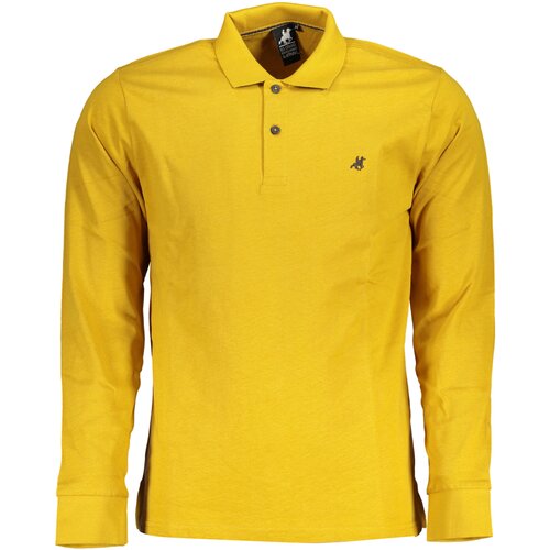 U.S. GRAND POLO US GRAND POLO MEN&#39;S YELLOW LONG SLEEVED POLO SHIRT Cene