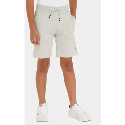 Tommy Hilfiger Športne kratke hlače Essential KB0KB08984 D Siva Regular Fit