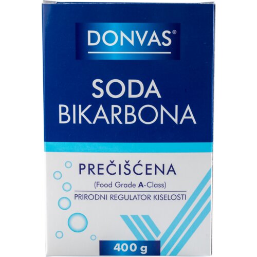 Donvas soda bikarbona prečišćena, 400g Cene