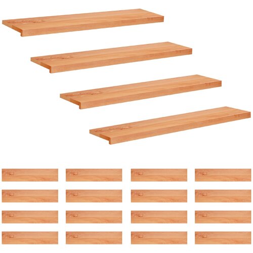 Step treads 20 kom. 110 x 25 x 2 cm Lak Čvrsto drvo bukve Cijene