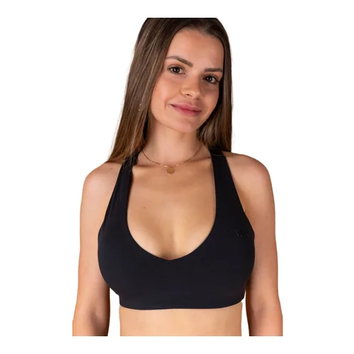 SWY SoftLux Crossed Bra, Black - XS, (21580409)