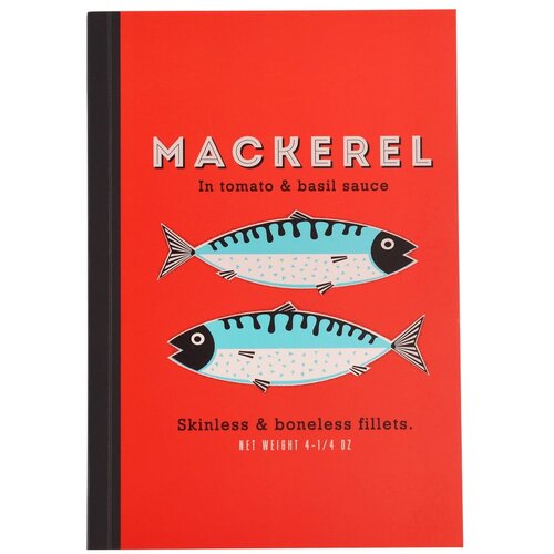 Rex London Bilježnica 60 stranica A5 format Fish - Slike