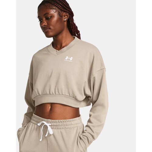 Under Armour UA Rival Terry OS Crop Crw-BRN Slike
