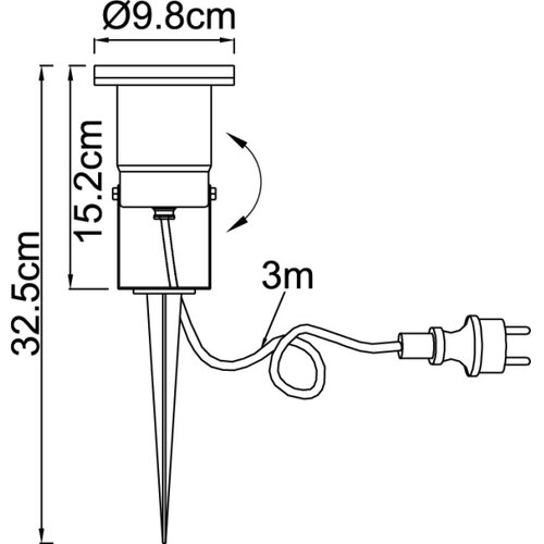 Globo spoljna rasveta Style 230V GU35W Slike
