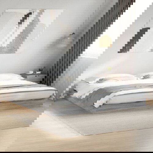 Furnova Posteljni okvir brez vzmetnice 180x200 cm inženirski les, (21935156) Slike