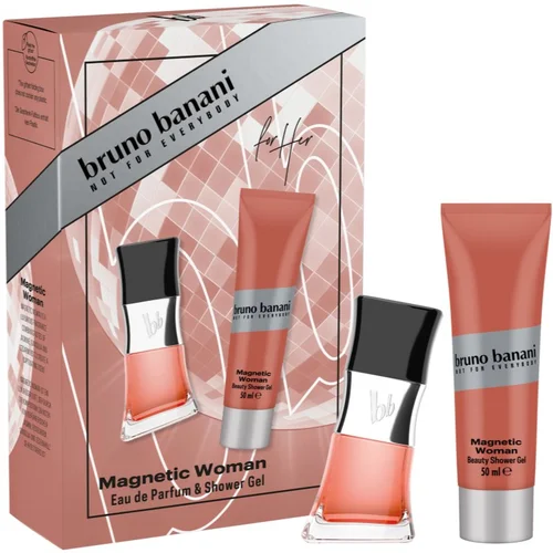 Bruno Banani Magnetic Woman set: EDP 30 ml + gel za prhanje 50 ml za ženske