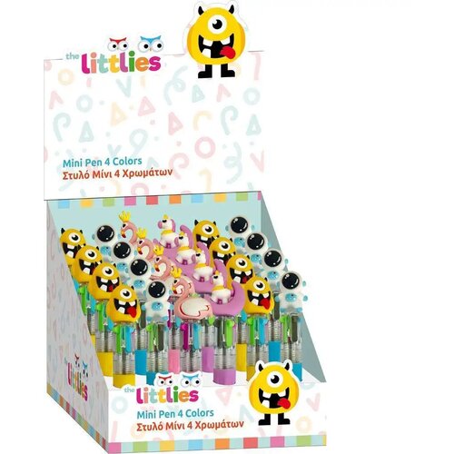 Luna the littlies: mini kemijska olovka s 4 boje, razne vrste, 1 komad Slike